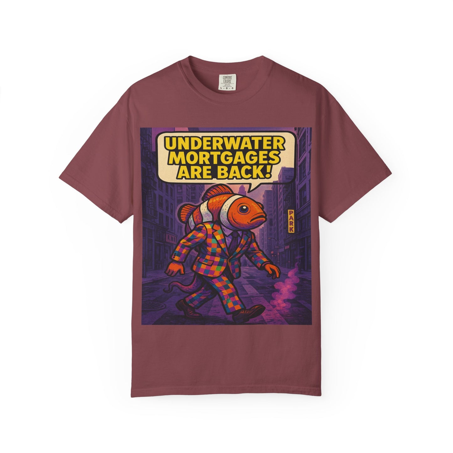 Funny Underwater Mortgages T-Shirt for Quirky Style