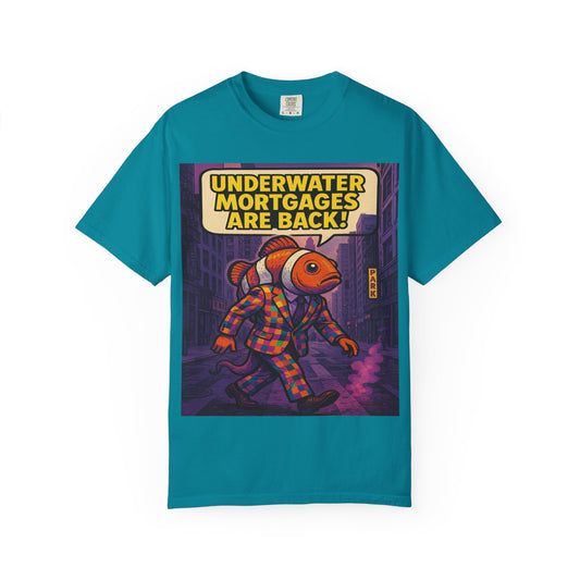 Funny Underwater Mortgages T-Shirt for Quirky Style