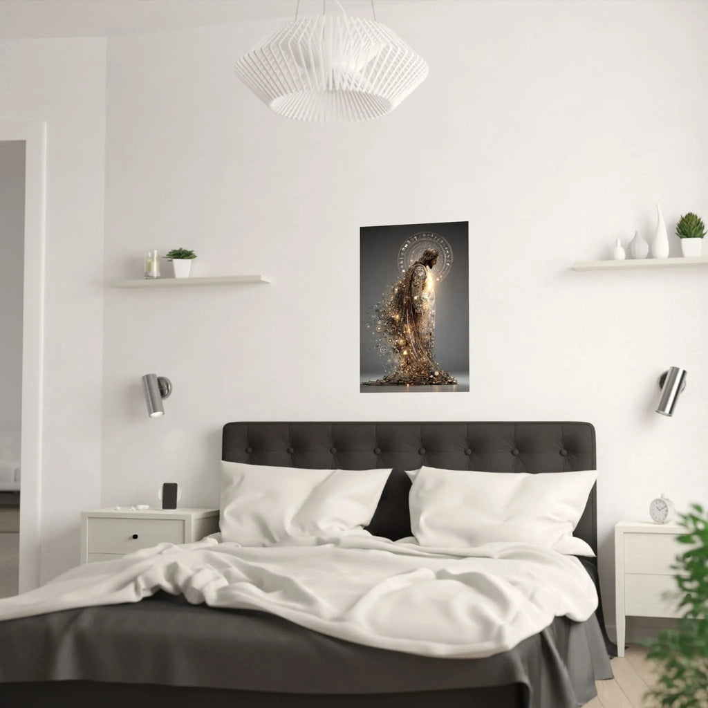 Satin Poster — Radiant Guardian Art Print (210gsm) Printify