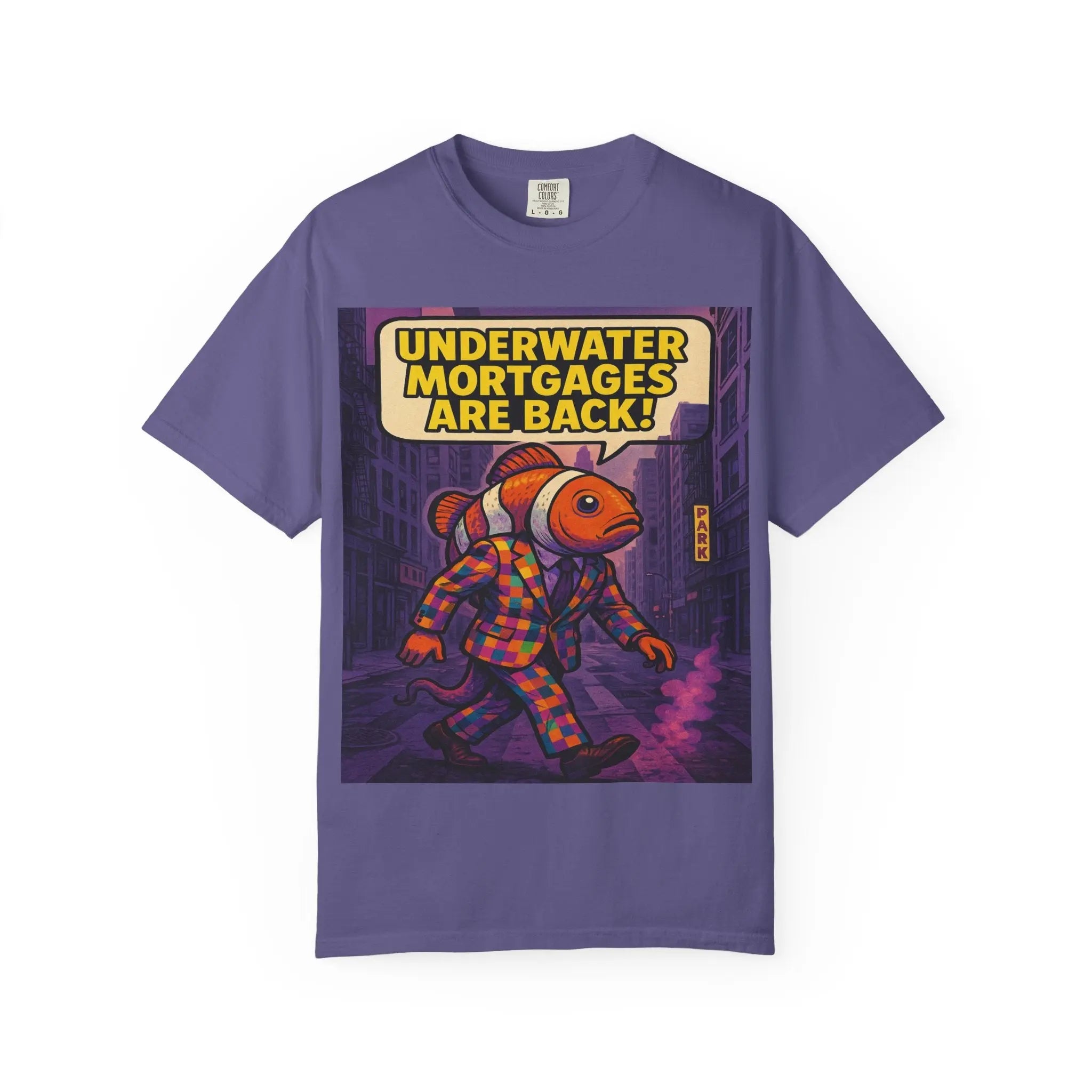 Funny Underwater Mortgages T-Shirt for Quirky Style Printify