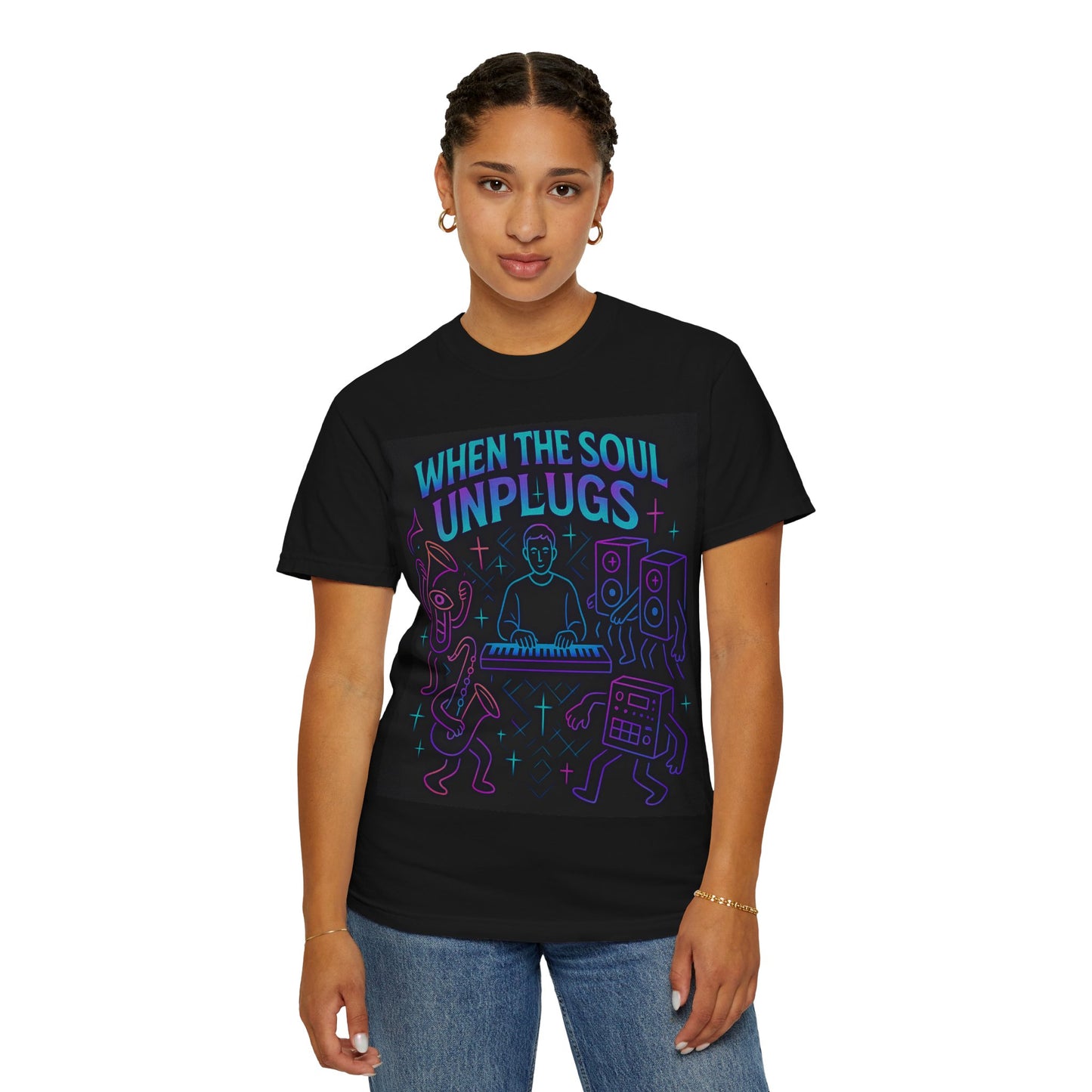 Soulful Groove Unisex Tee – 'When the Soul Unplugs'