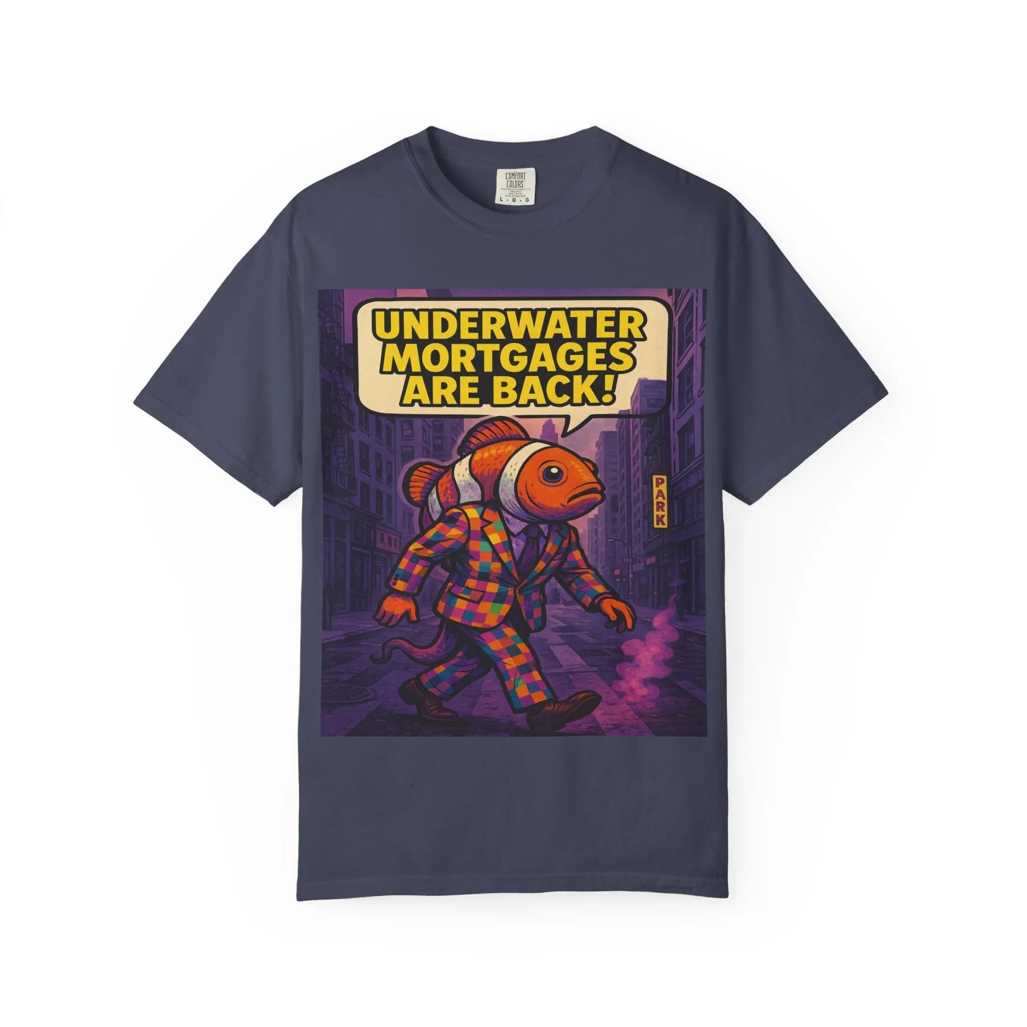 Funny Underwater Mortgages T-Shirt for Quirky Style Printify