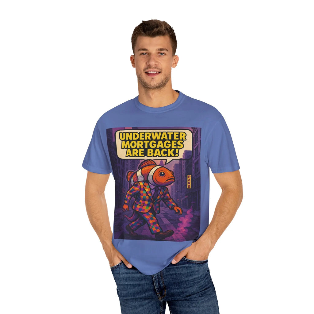 Funny Underwater Mortgages T-Shirt for Quirky Style Printify