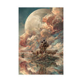 Satin Poster — Shepherd & Flock Moonlit Fantasy Print (210gsm) Printify