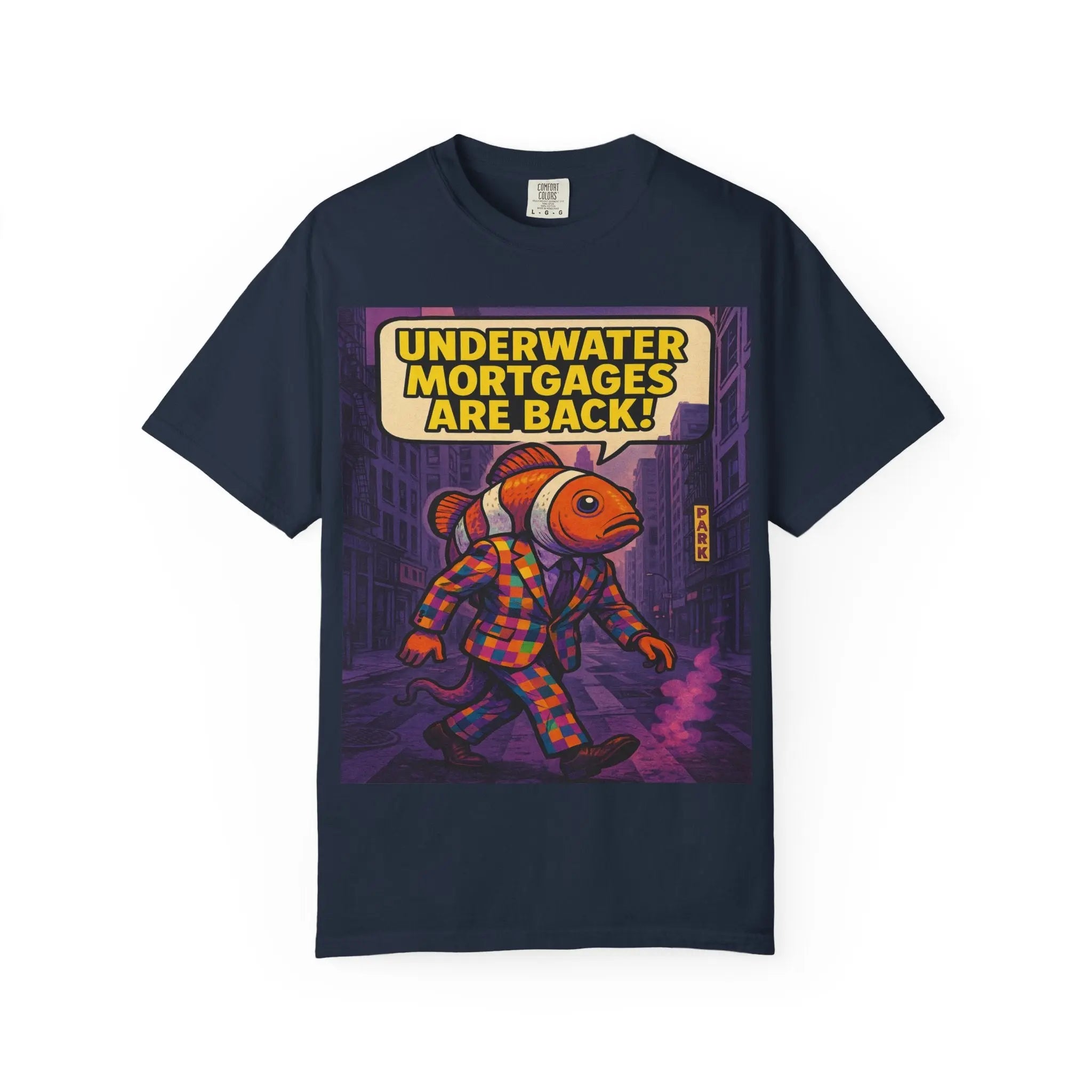 Funny Underwater Mortgages T-Shirt for Quirky Style Printify