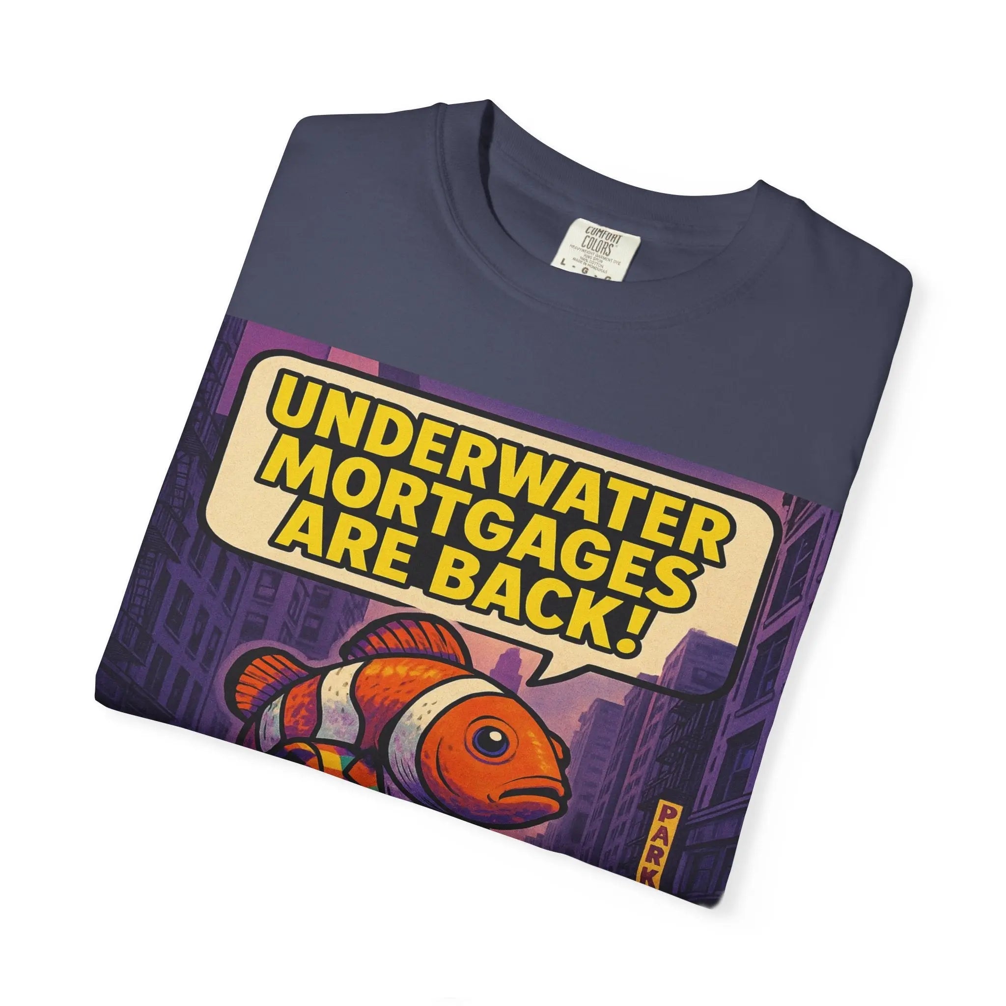 Funny Underwater Mortgages T-Shirt for Quirky Style Printify