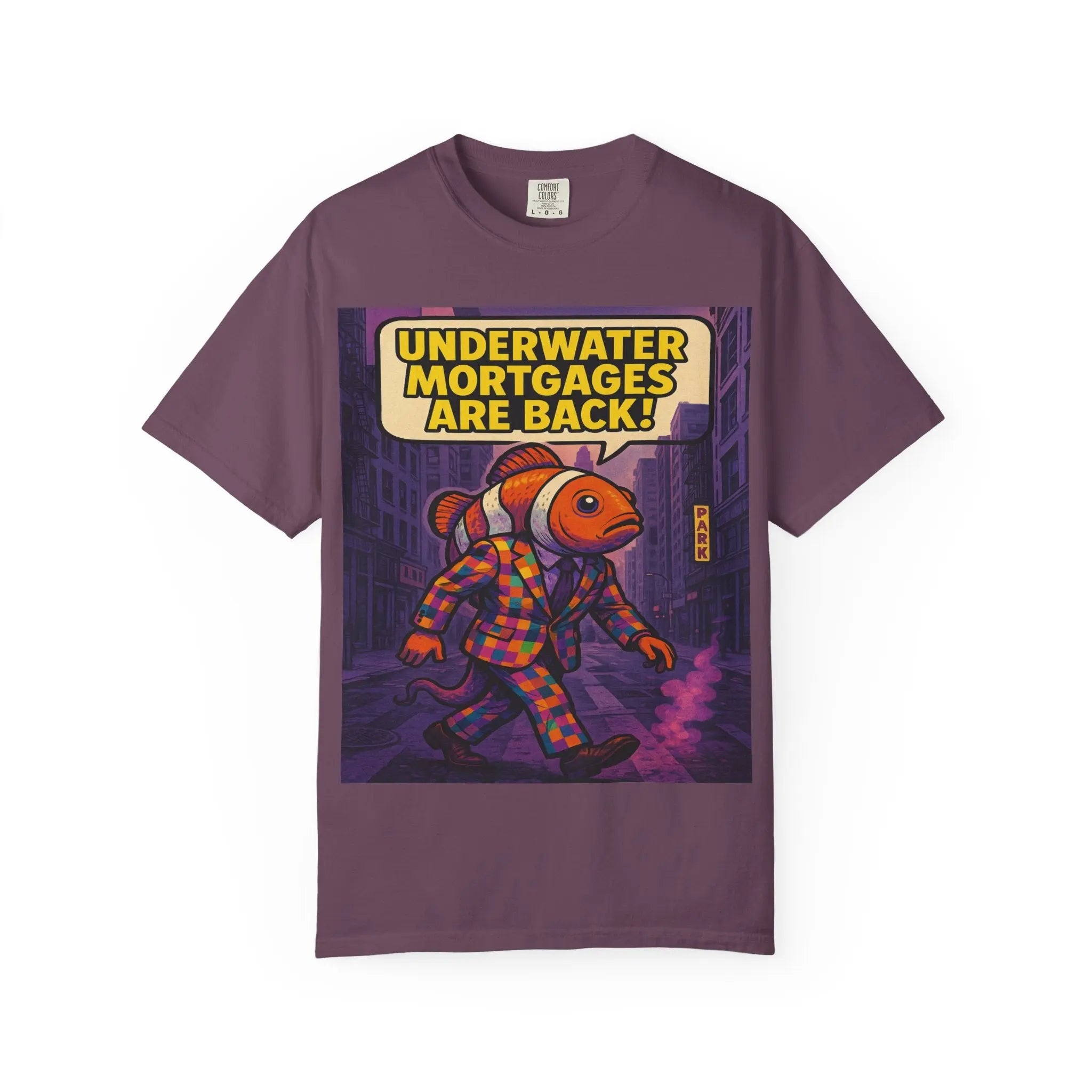 Funny Underwater Mortgages T-Shirt for Quirky Style Printify