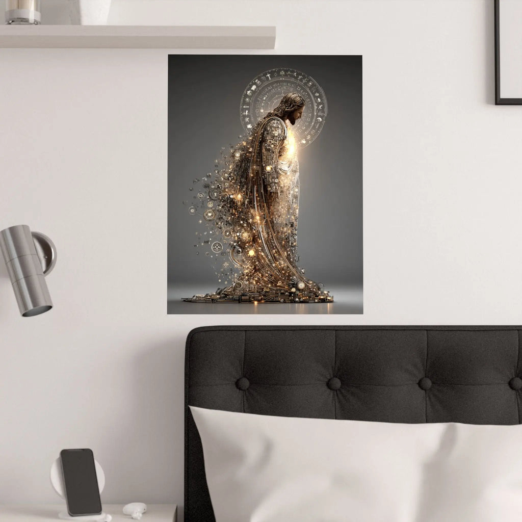 Satin Poster — Radiant Guardian Art Print (210gsm) Printify
