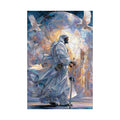 Satin Poster — Majestic Guardian in Light (Satin 210gsm) Printify