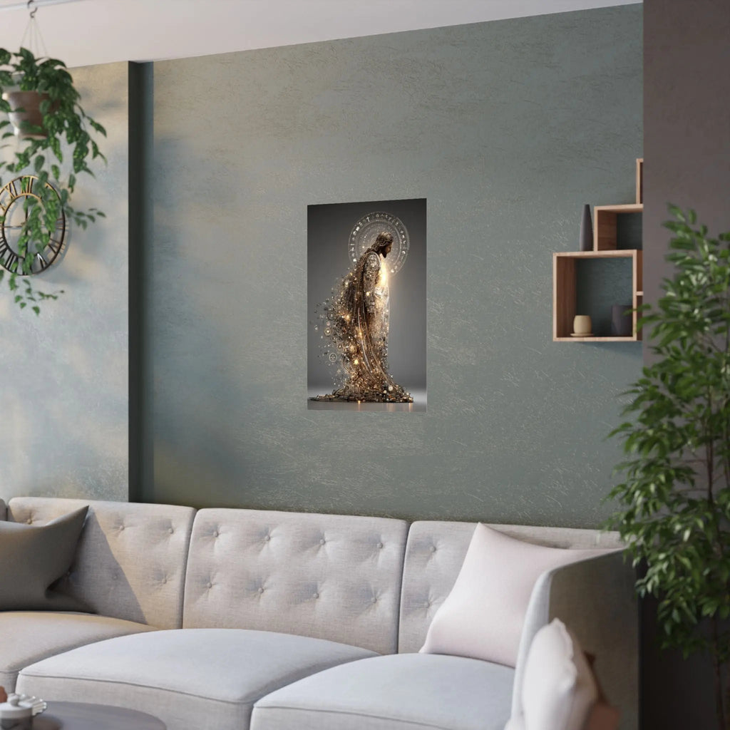 Satin Poster — Radiant Guardian Art Print (210gsm) Printify