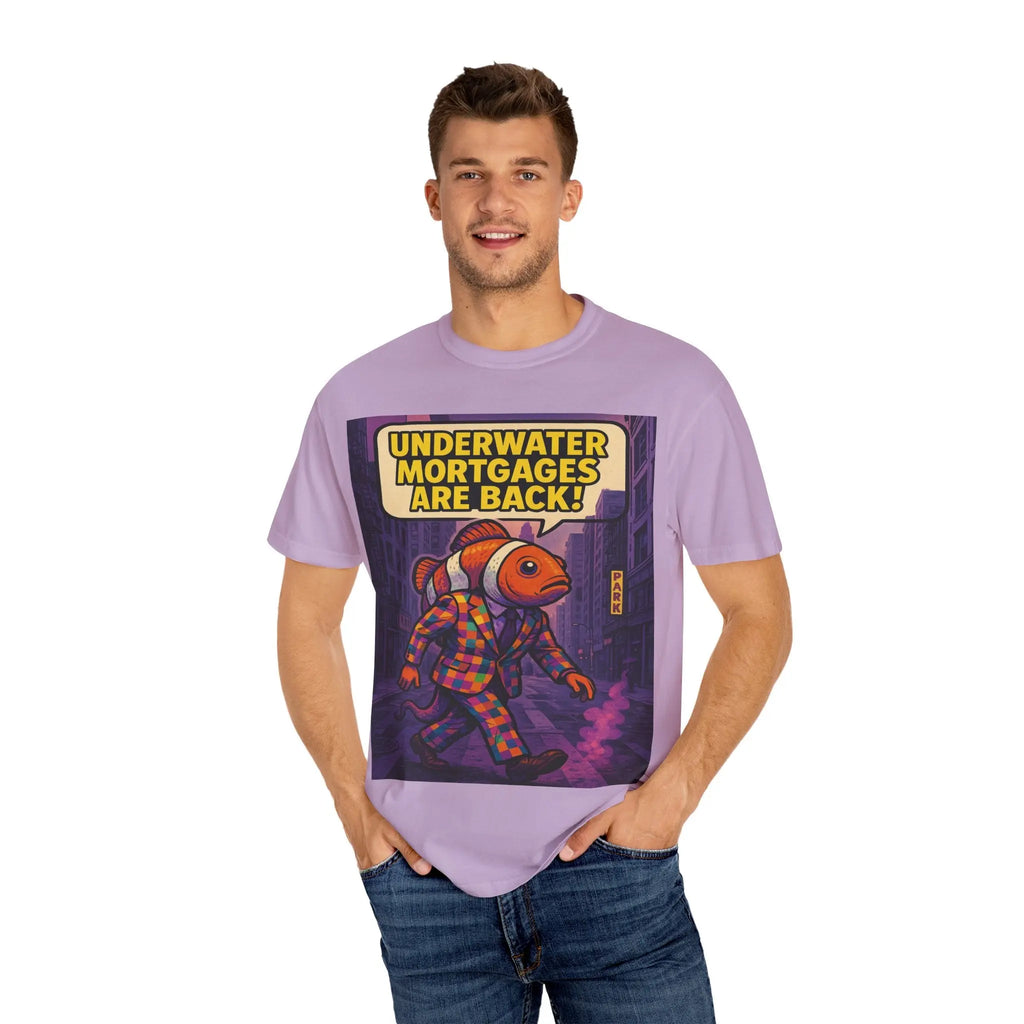 Funny Underwater Mortgages T-Shirt for Quirky Style Printify