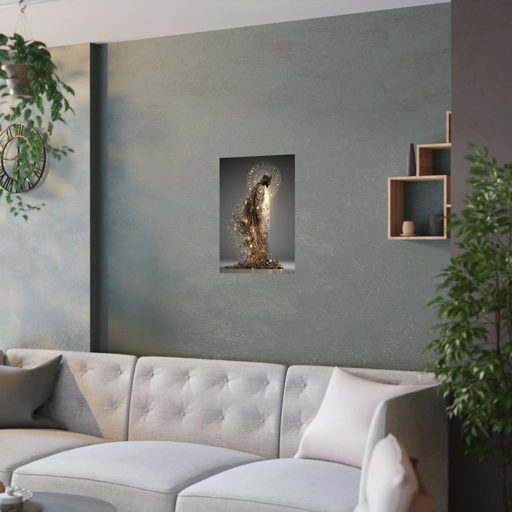 Satin Poster — Radiant Guardian Art Print (210gsm) Printify