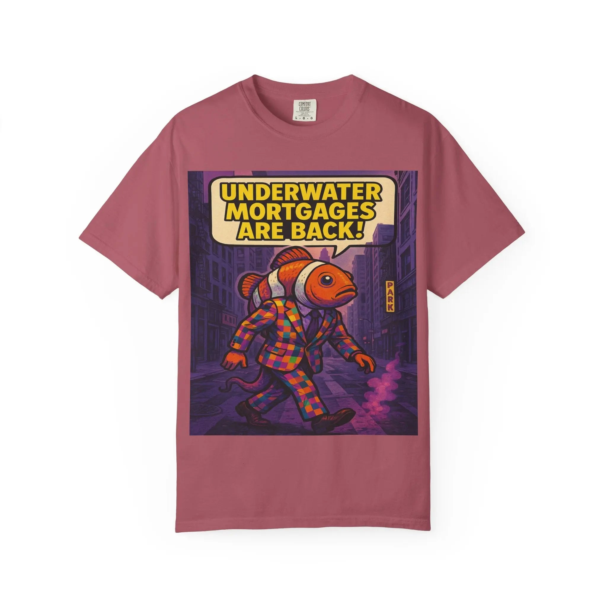 Funny Underwater Mortgages T-Shirt for Quirky Style Printify