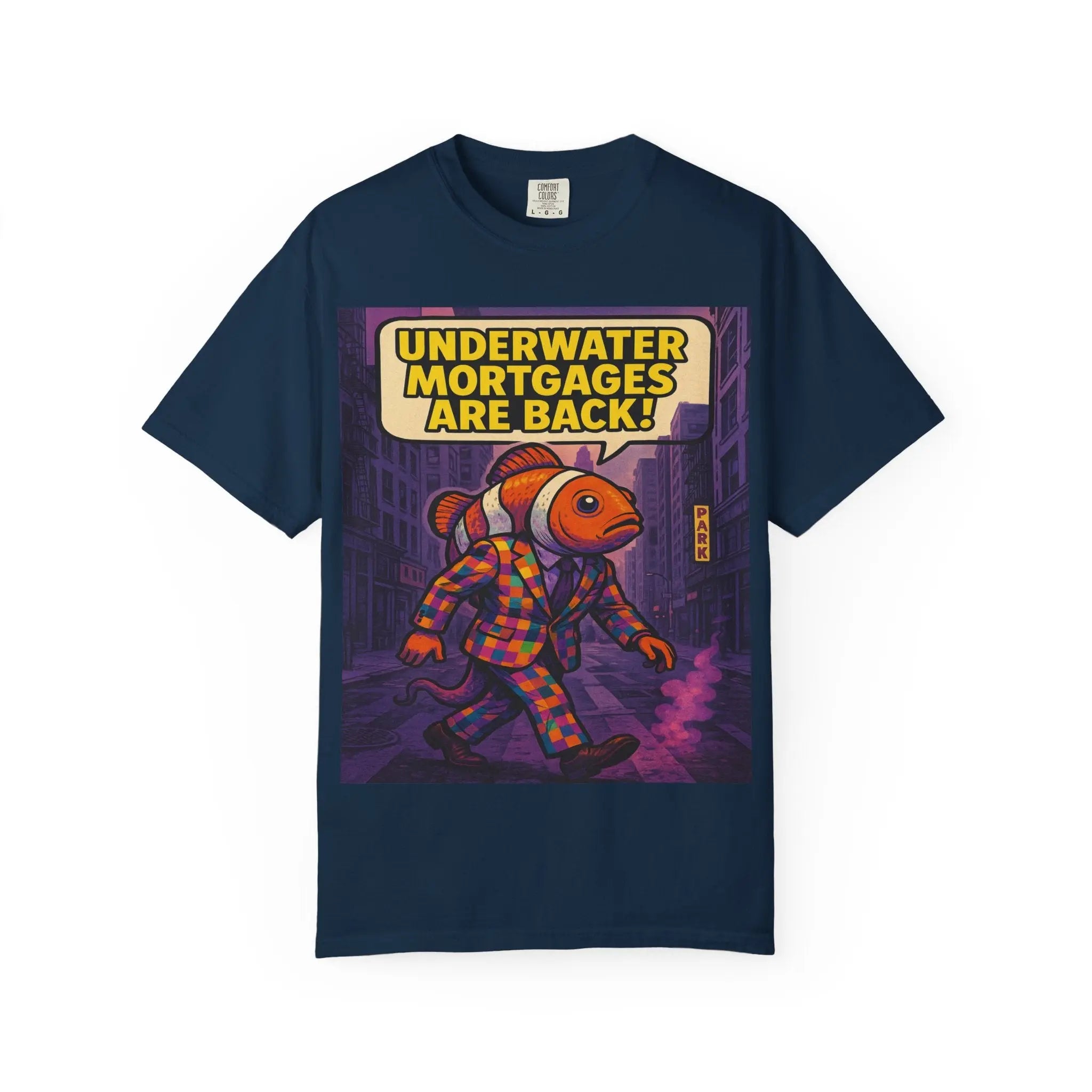 Funny Underwater Mortgages T-Shirt for Quirky Style Printify