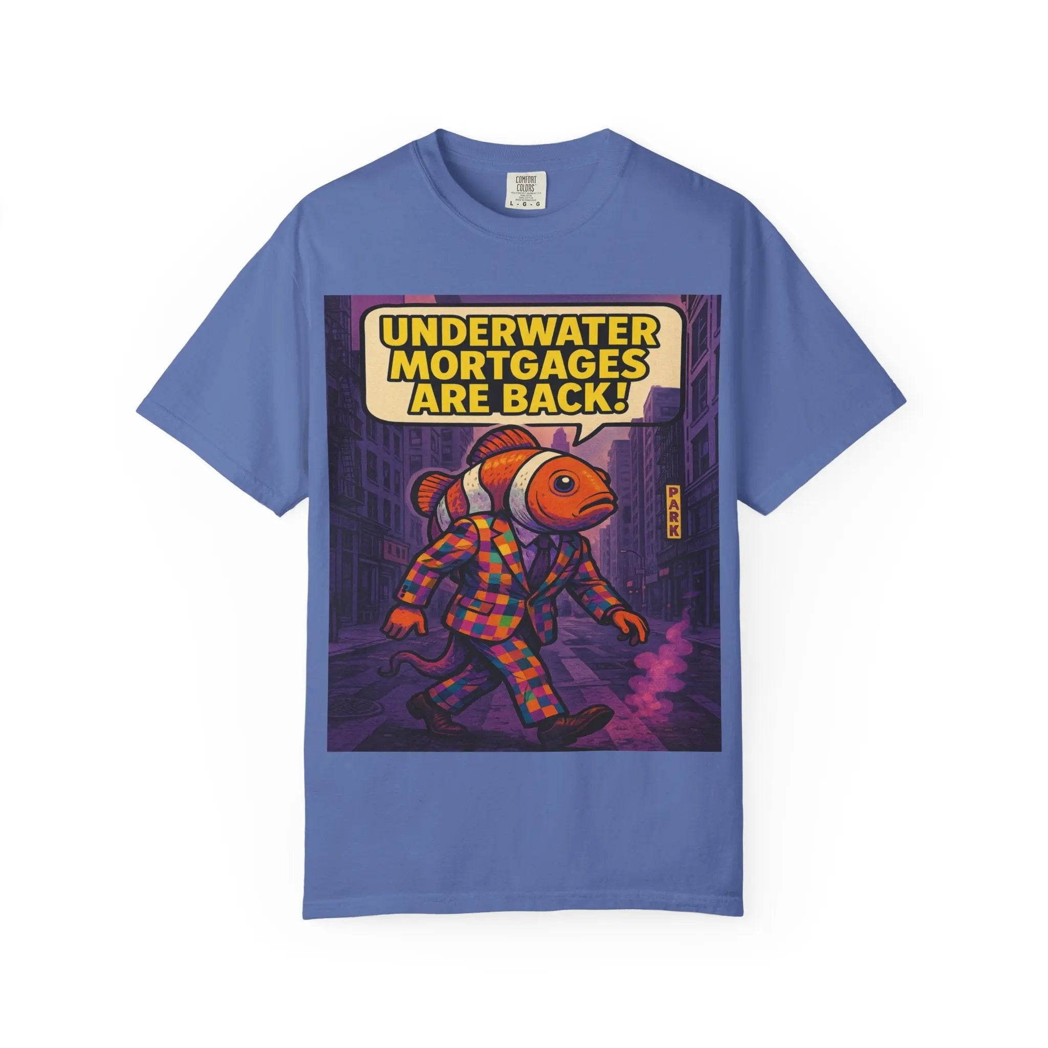 Funny Underwater Mortgages T-Shirt for Quirky Style Printify