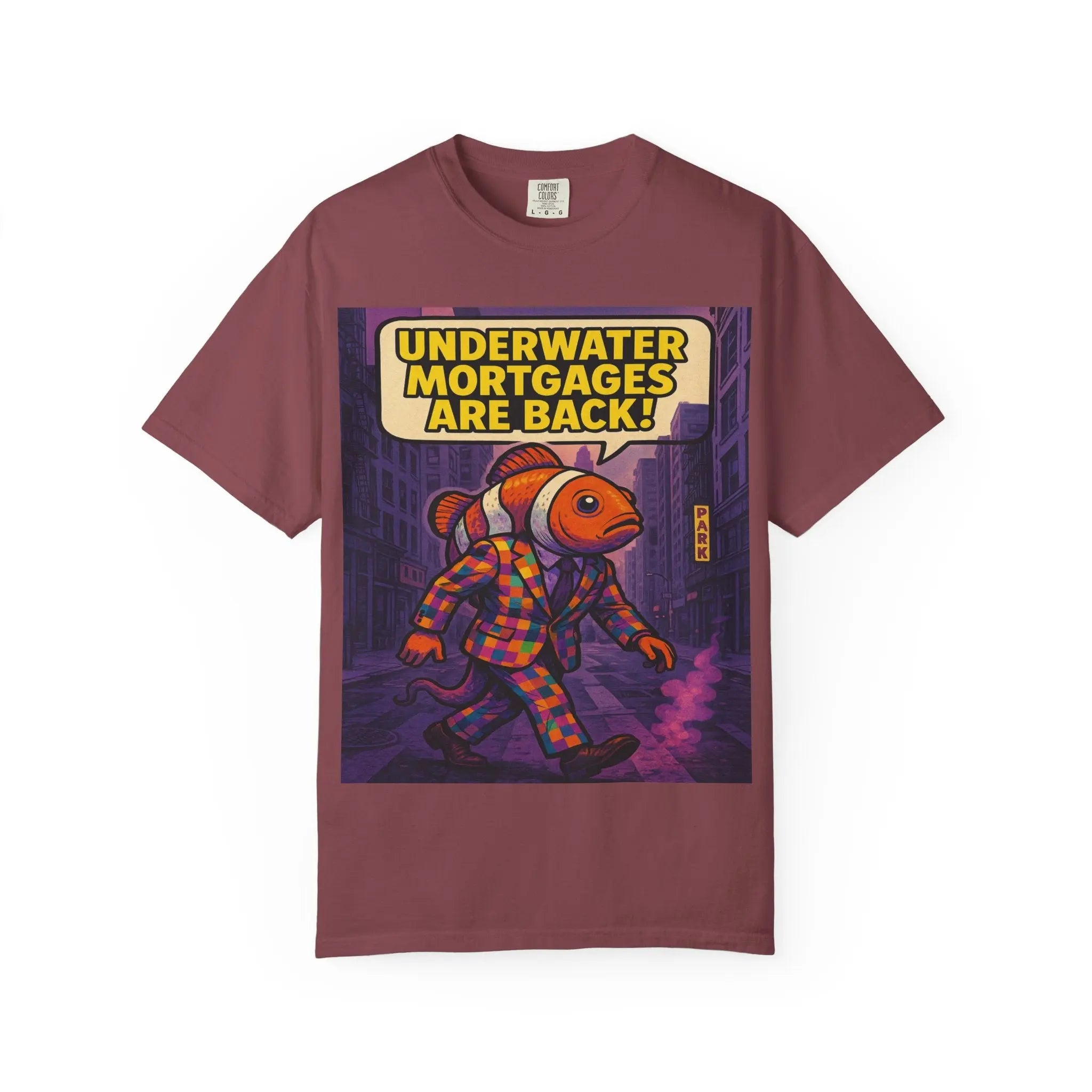 Funny Underwater Mortgages T-Shirt for Quirky Style Printify