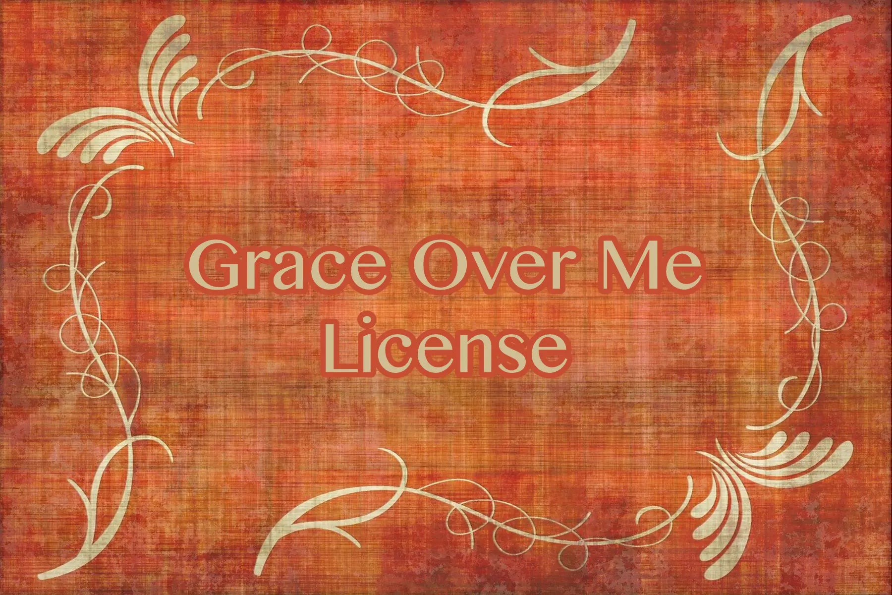 Grace Over Me License deNeBuLoUs