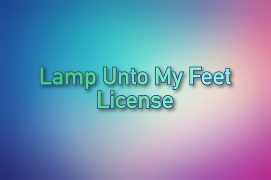 Lamp Unto My Feet License