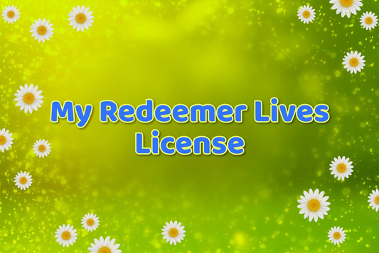 My Redeemer Lives License