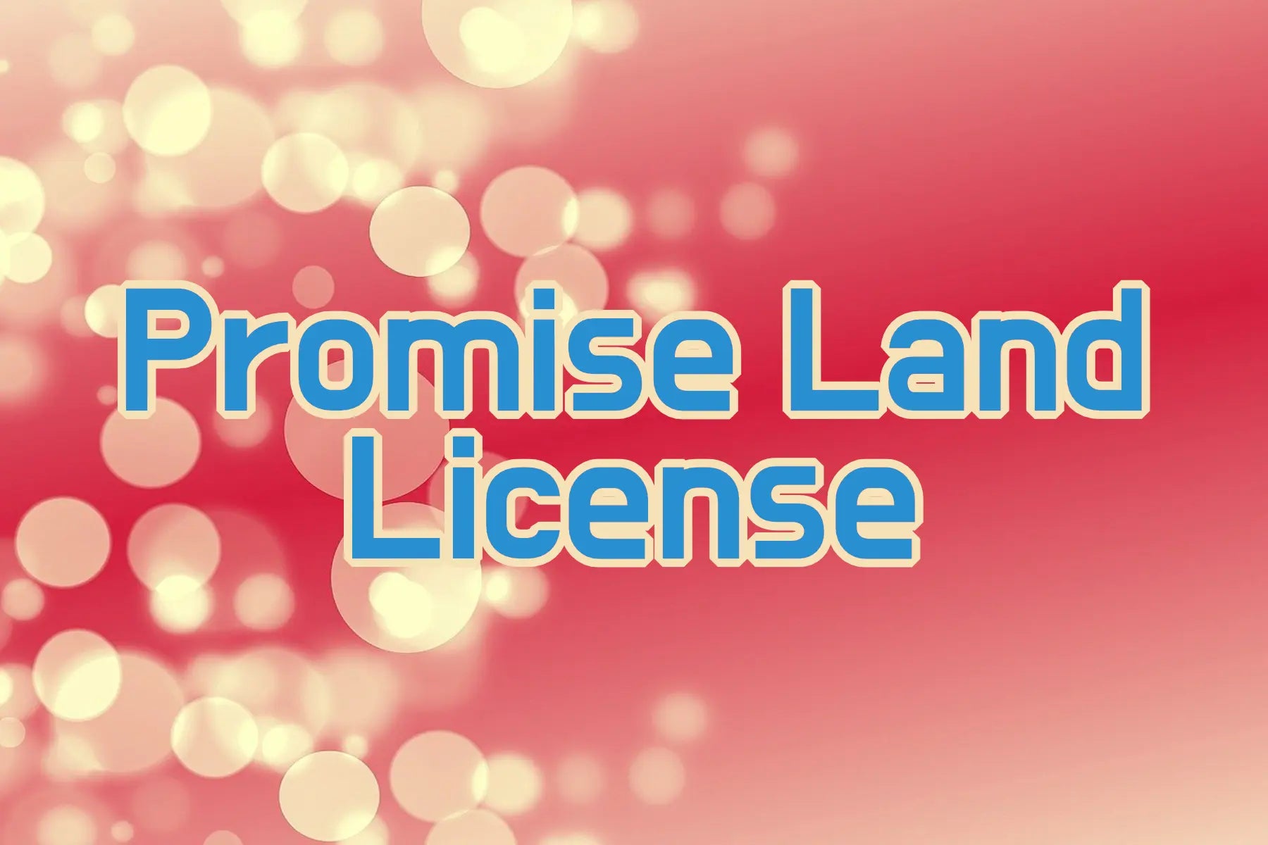Promise Land License deNeBuLoUs